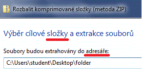 složka versus adresář